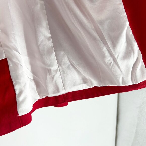 Smythe Duchess One Button Blazer Jacket in Red - Picture 8 of 8